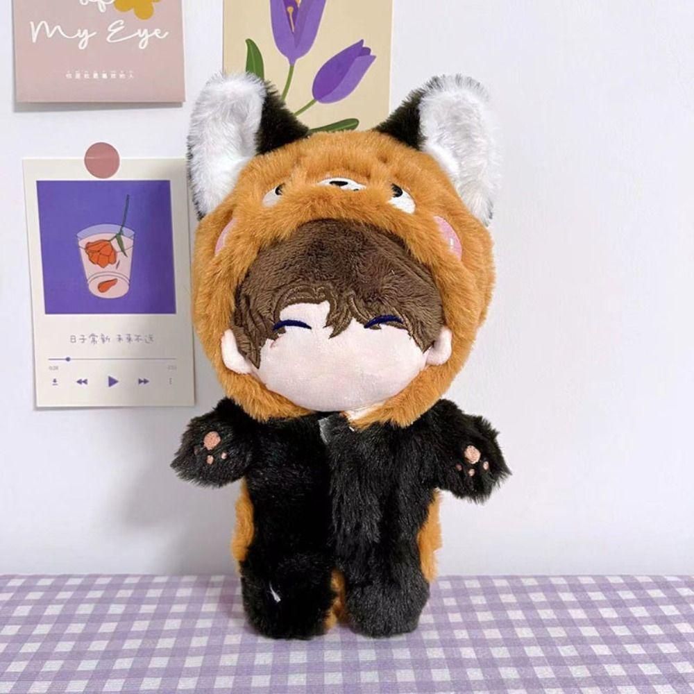 20cm Doll Clothing Animal Series Jumpsuit Cartoon Snowman Clothing  For Plush Doll