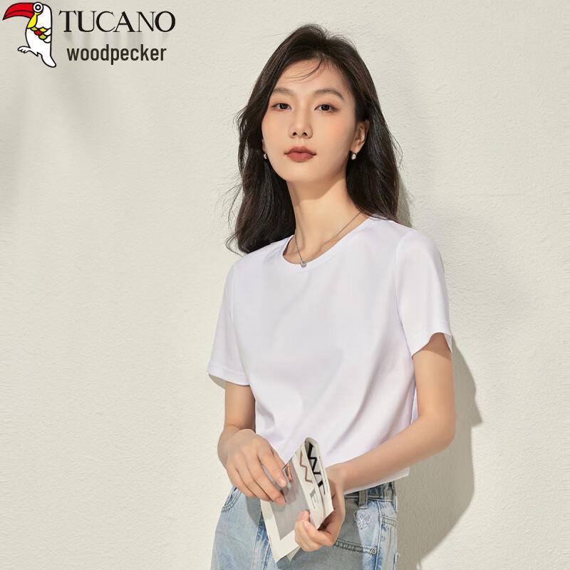 Woodpecker Women's Casual Cotton Blend Short Sleeve T-Shirt