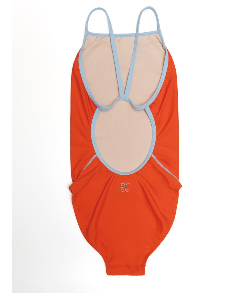 Geulaundeuosyeon Orange Seahorse Swimsuit