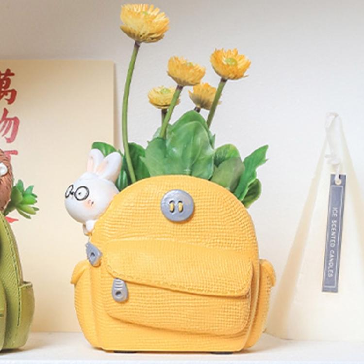 Jewelry Storage Boxes Resin Mold DIY Rabbit Flower Pot Pen Holder Mold Home