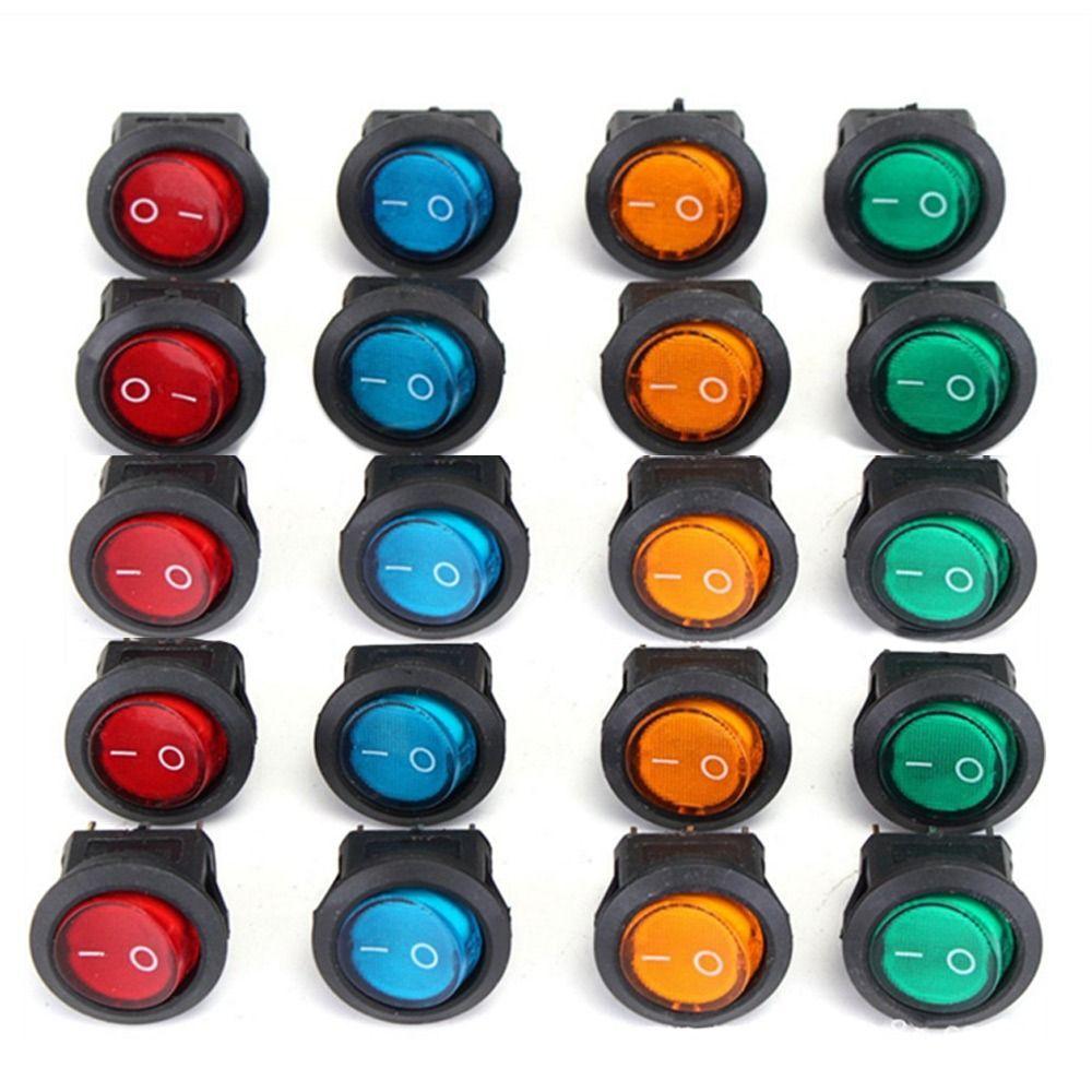 LED Zástrčka pro Domácí Vypínač Světelný Spínač Spínače Tlačítková Světla do Auta