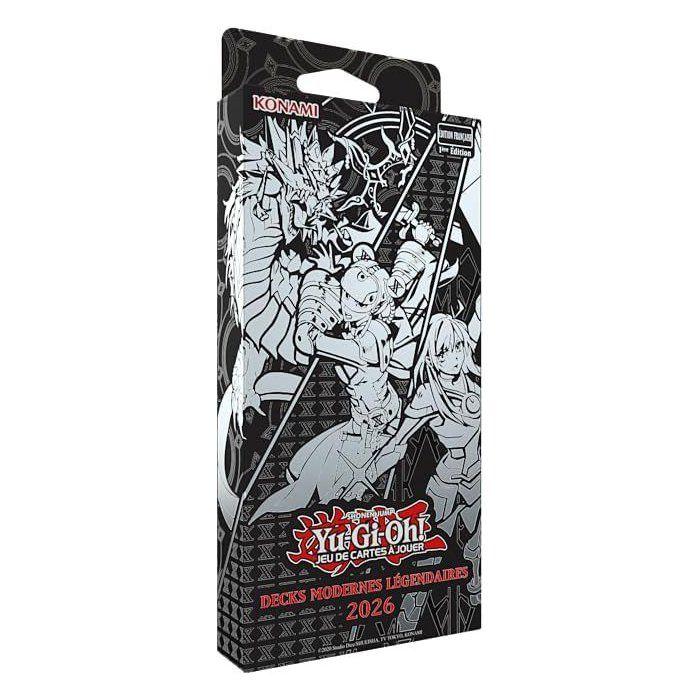 Confezione da 3 Mazzi - YU-GI-OH! - Modernes Légendaires 2026 - 168 carte - Dai 6 anni - 1ª edizione francese