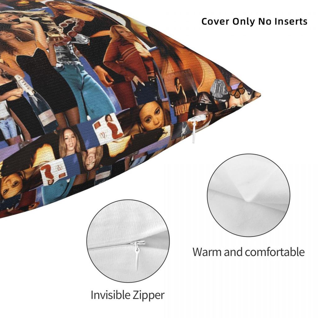 Mariah Carey American Singer Pillow Cover Cushion Cover Soft Graphic Pillow Case Novelty Pillowcases For Sofa Home Decorative