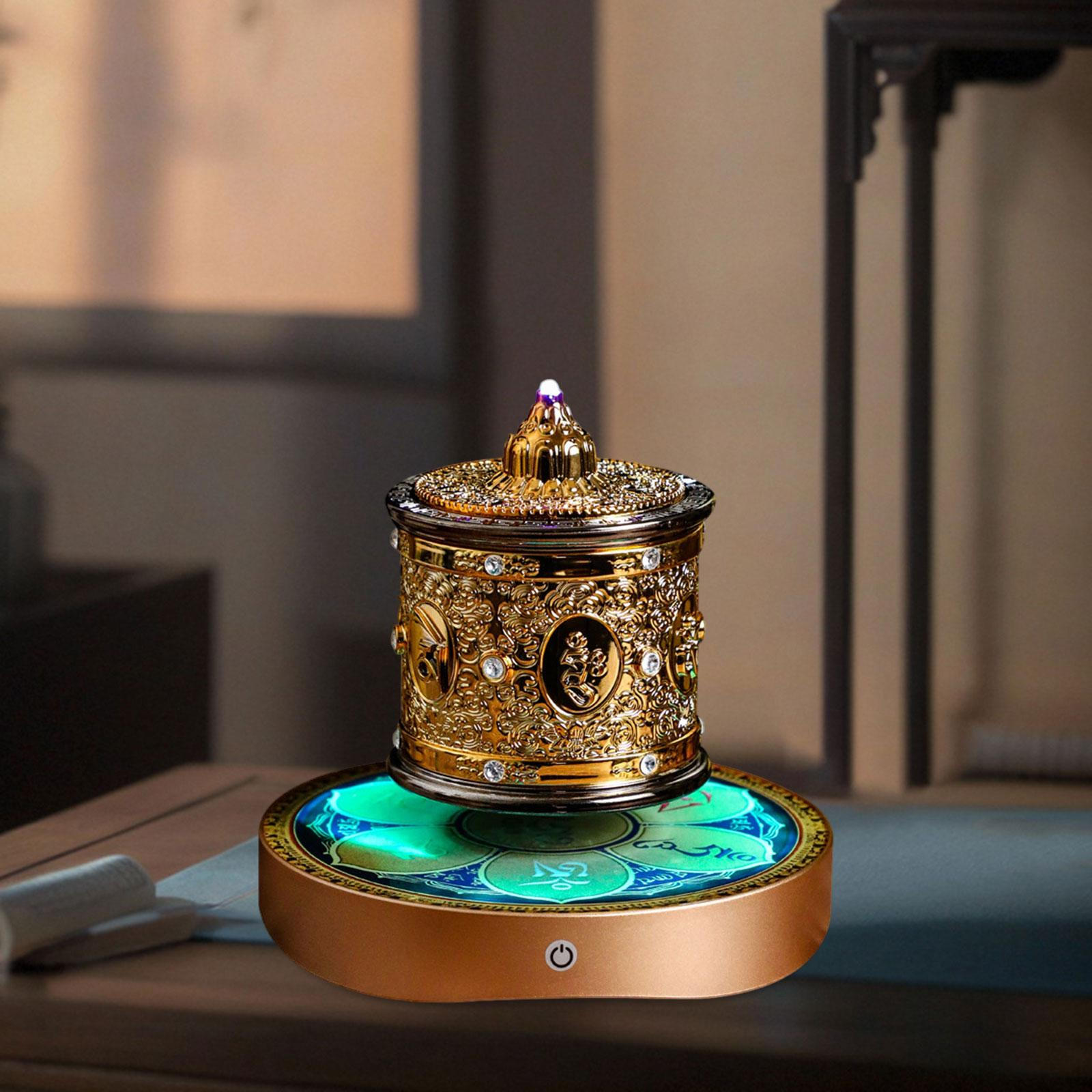 

Буддийское молитвенное колесо Фэншуй Плавно и легко вращающееся Украшение для дома и офиса Six Words Mantra