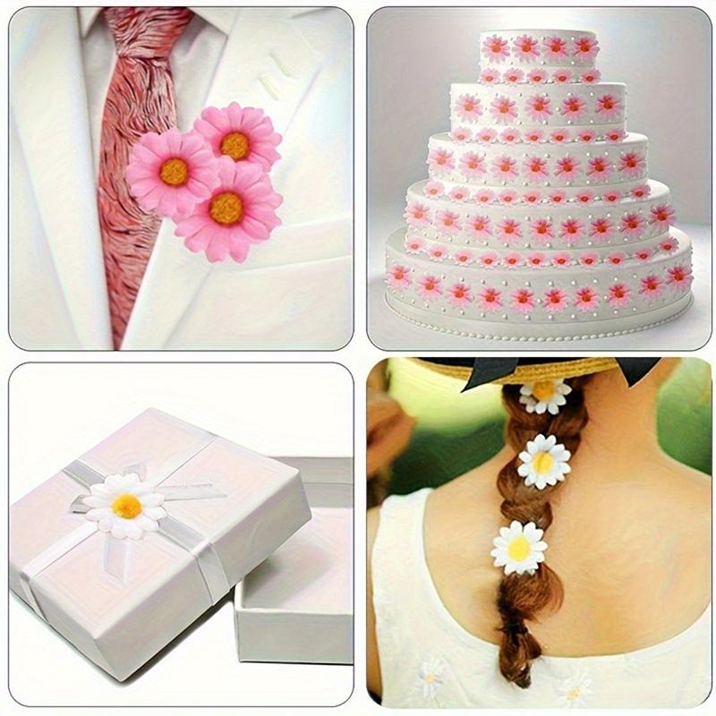 30/50Pcs Artificial Flowers Silk Fake Flowers for Home Decor Party Wedding Decoration Party Floral Design Craft Gifts Supplies