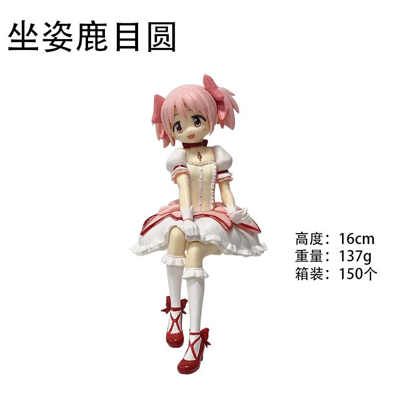 Puella Magi Madoka Magica Kaname Madoka Miki Sayaka Anime Figúrka Roztomilé Dievča Model Stolová Ozdoba Kreslená Zberateľská Dekorácia Darček