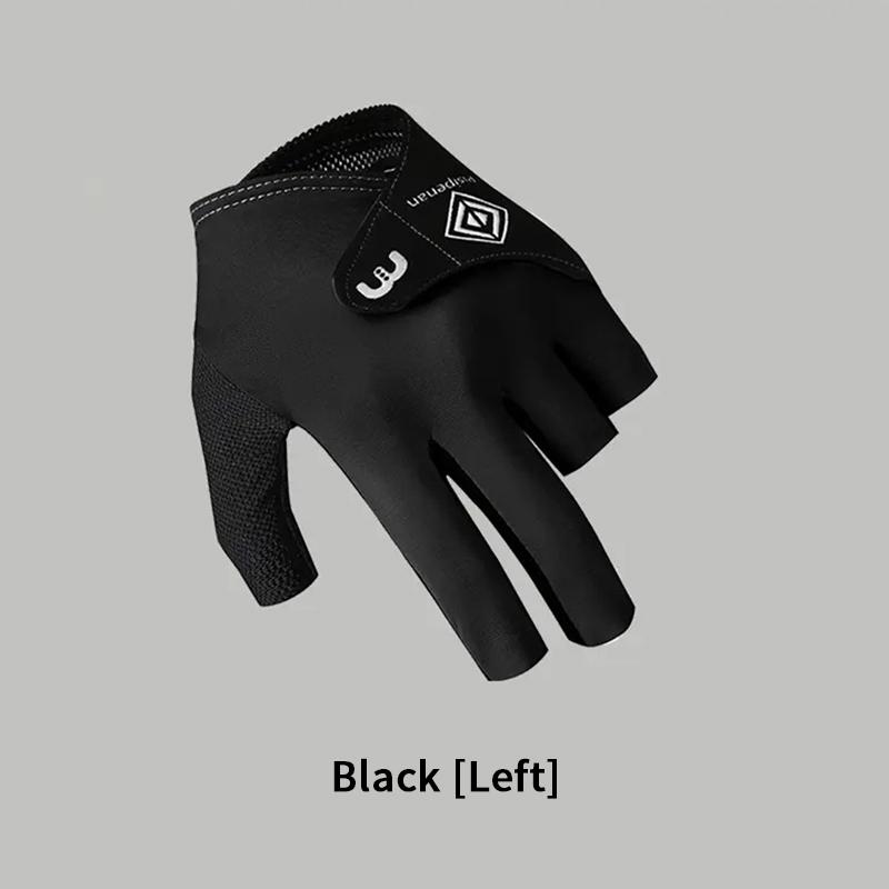 

1Pc Man Billiards Gloves Pool Gloves 3 Fingers Show For Left Hand Anti-Slip Breathable Snooker Gloves Billiards Accessories left hand