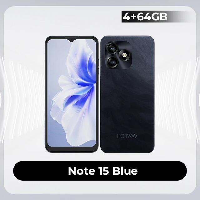 HOTWAV NOTE 15 Smartphone Android 14 5160mAh large Battery Cell Phone 8GB+64GB+13MP+5MP 6.6" HD+Ultra Mobile Phone Ultrathin