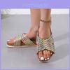 Summer New Comfortable Flat Toe Casual Fashion Women's Large Size Sandals Wholesale