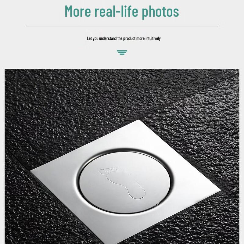 Wutuo 304 Stainless Steel Square Floor Drain