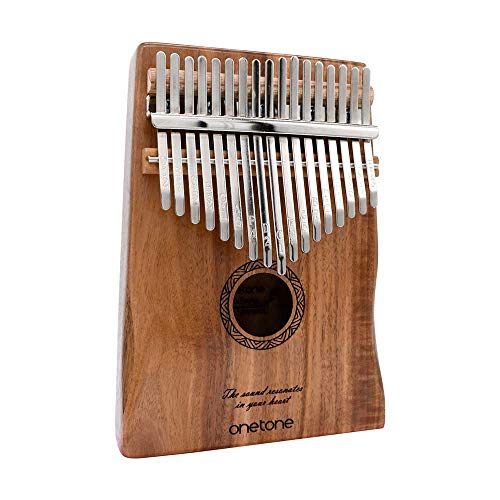 

ONETONE One-Tone Kalimba (Thumb Piano) 17-Key Beginner Set, Koa Wood, OTKL-03/KOA (Includes Case, Cloth, Finger Sleeves, Key Stickers, Adjustment Hamm