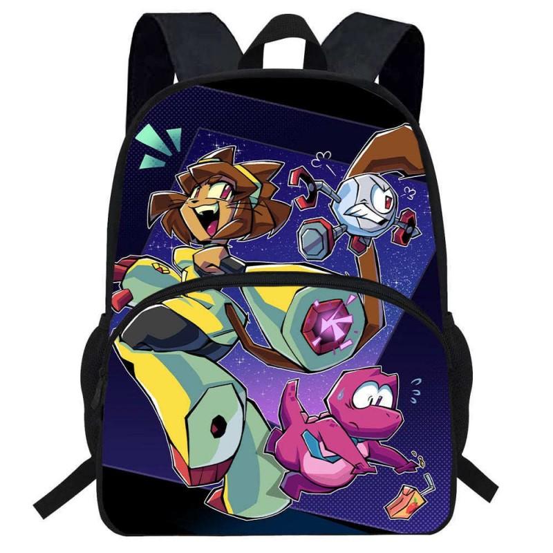 Kinder Cartoon Rucksack Schule Leicht Ergonomisch Doppelgurt Tasche Mit Aufdruck Oxford Stoff Stufe 1-2 Schüler