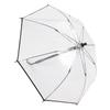 Water Spraying Umbrella Transparent Look Long Handle Multifunctional Summer Umbrella Toy for School Outdoor Beach