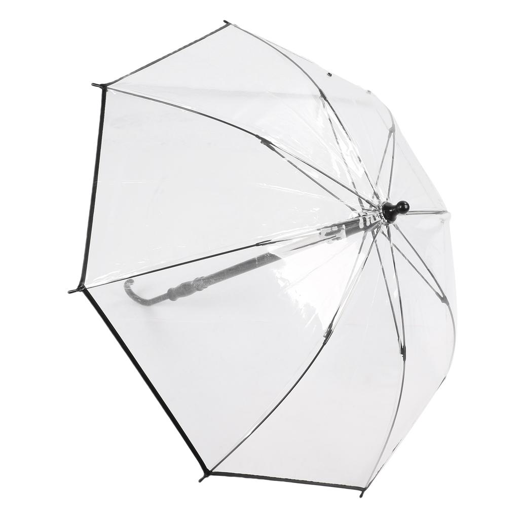Water Spraying Umbrella Transparent Look Long Handle Multifunctional Summer Umbrella Toy for School Outdoor Beach