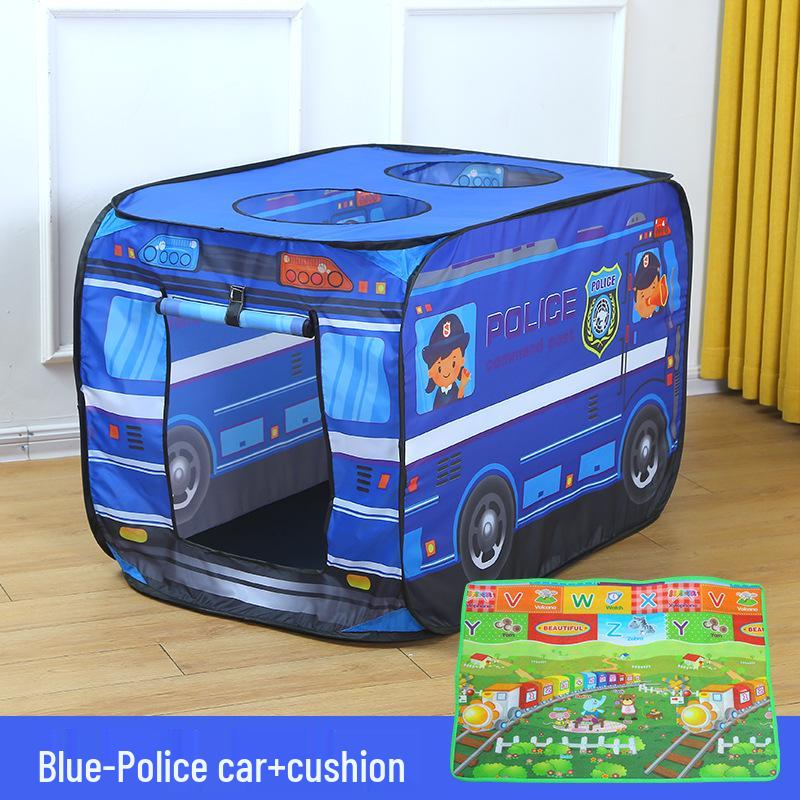 Kids' Indoor Car Tent Playhouse - Foldable Baby Pool & Play Space