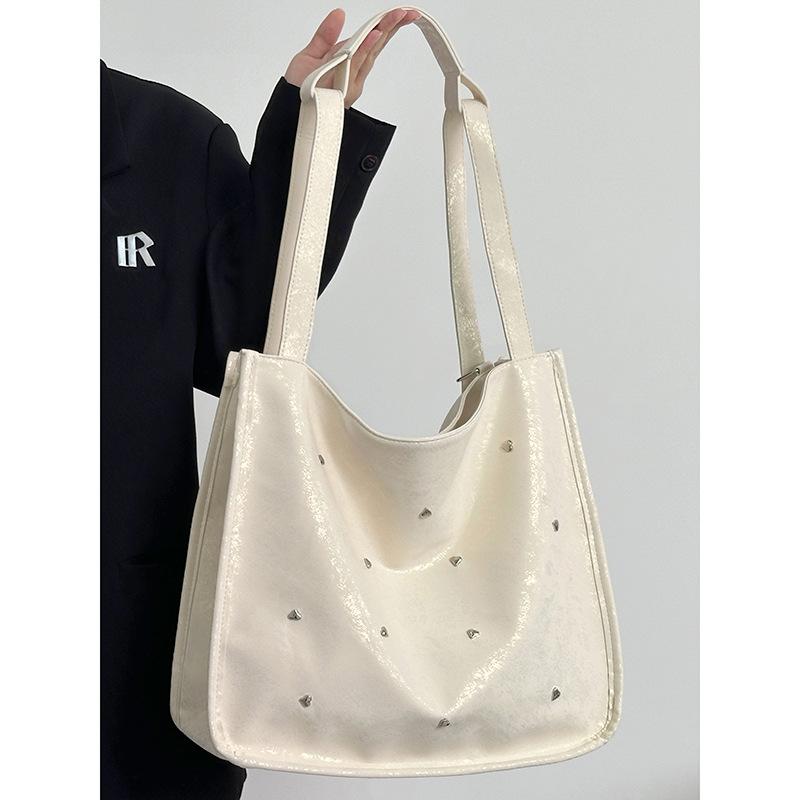 

Crushed ice love large capacity tote bag women s new niche design shoulder messenger bag commuter backpack