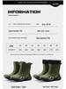 Men's Outdoor Non-Slip Waterproof Rain Boots for Mountain Climbing & Fishing