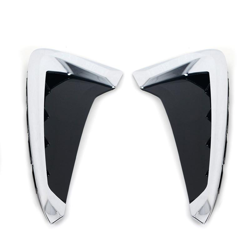 

1 пара для BMW X5 F15 2014 2015 2016 2017 2018 Автомобильная накладка на крыло передней двери, решетка, листовая пластина, декоративная крышка воздуховыпускного отверстия