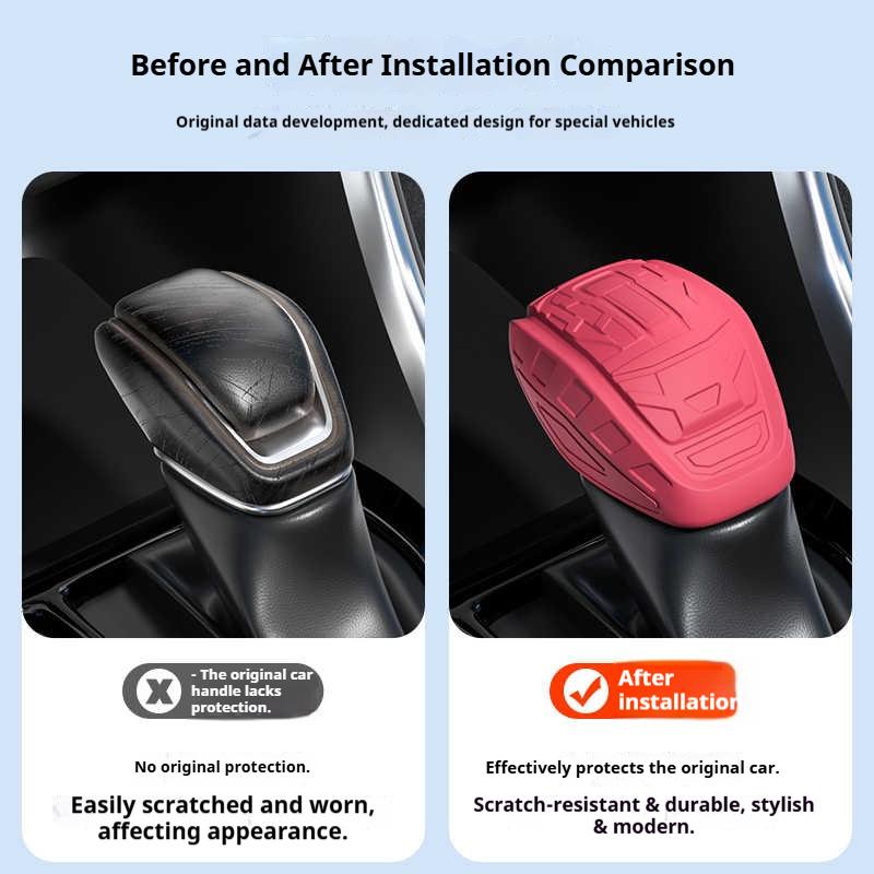 For Toyota Camry 9th generation Car Silicone Automatic Gear Shift Knob Cover Tasteless Antislip Shifter Knob Protective Cover