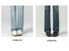 Women's 2025 New Spring/Autumn Slimming High Waist Straight-Leg Jeans - Light Color, Petite Fit with Wide and Narrow Leg Options