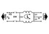 10A Socket Type AC Power Purifier Filter Inductor with Switch