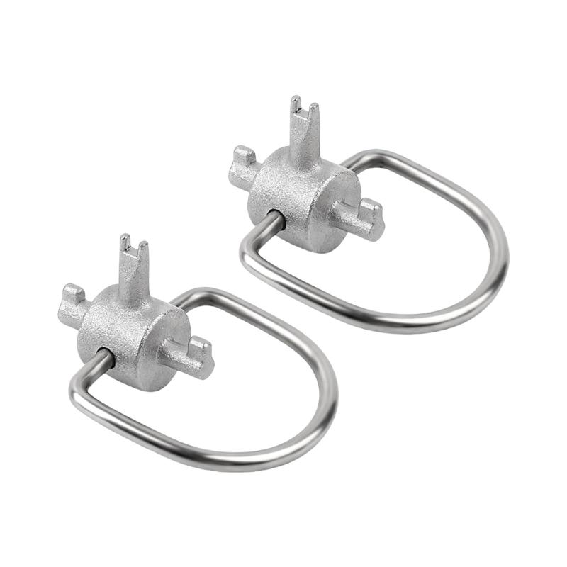 2 шт. Инструмент техника ОВКВ Замок-крышка Ключ Нержавеющая сталь Для R410A и R22 Обслуживание коммерческой системы ОВКВ 1