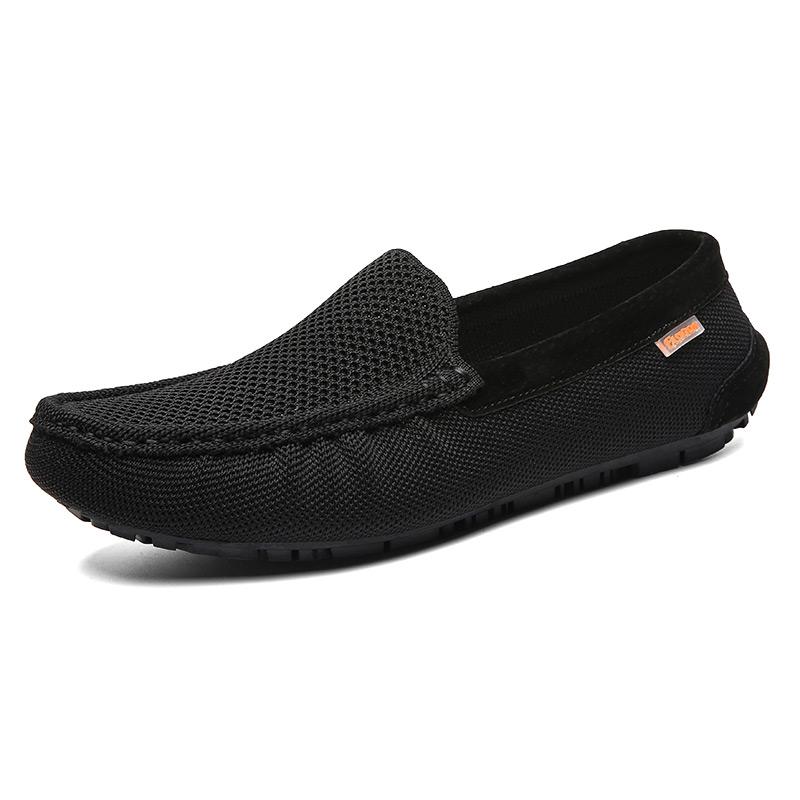 Fashion Breathable Men Casual Slip on Shoes Handmade Summer Mens Loafers Moccasins Lightweight Male Boat Flats New Design Driving Shoes