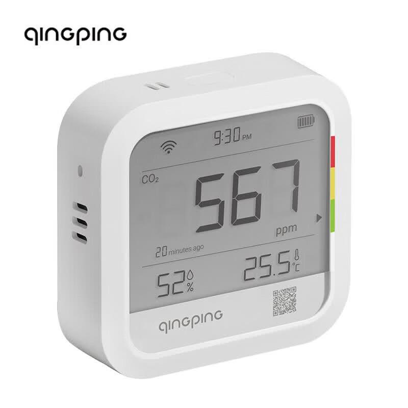Qingping Wi-Fi CO2 and Temperature & Humidity Monitor