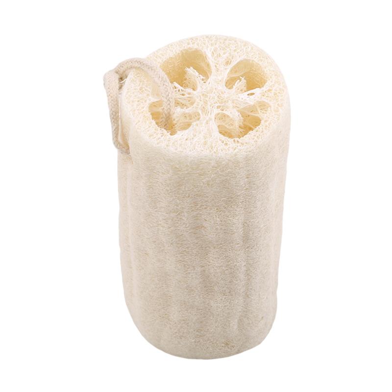 1Pc Natural Loofah Luffa Loofa Bath Body Shower Sponge Kitchen Cleaing Scrubber Scrub Pad Cleaing Scrubber Bathroom Accessories