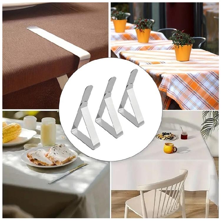 Rustless Steel Tablecloth Clip Rustproof Smooth For Secure Fabric Tension Any Occasion