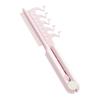 2 In 1 Comb And Styling Tool For Hair V Shaped Edge Hairbrush Manual Operation Lightweight Travel Friendly ABS Plastic
