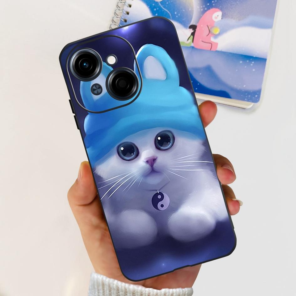 For Phone Case Tecno Spark Go 1 Cover 2024 Popular Flower Soft Silicone Back Protective Cover For Tecno Spark Go 2025 Pop 9 Etui