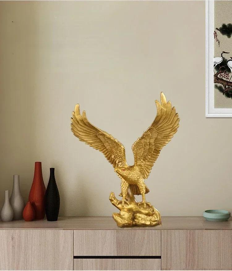 Vintage Copper Great Exhibition Eagle Ornament Office Spread Wings Living Room Home Decor Crafts