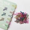 100 Pcs Colored Cross Paper Clips Assorted Colorful Coated Paperclips for Christian Journaling Supplies and Everyday Use