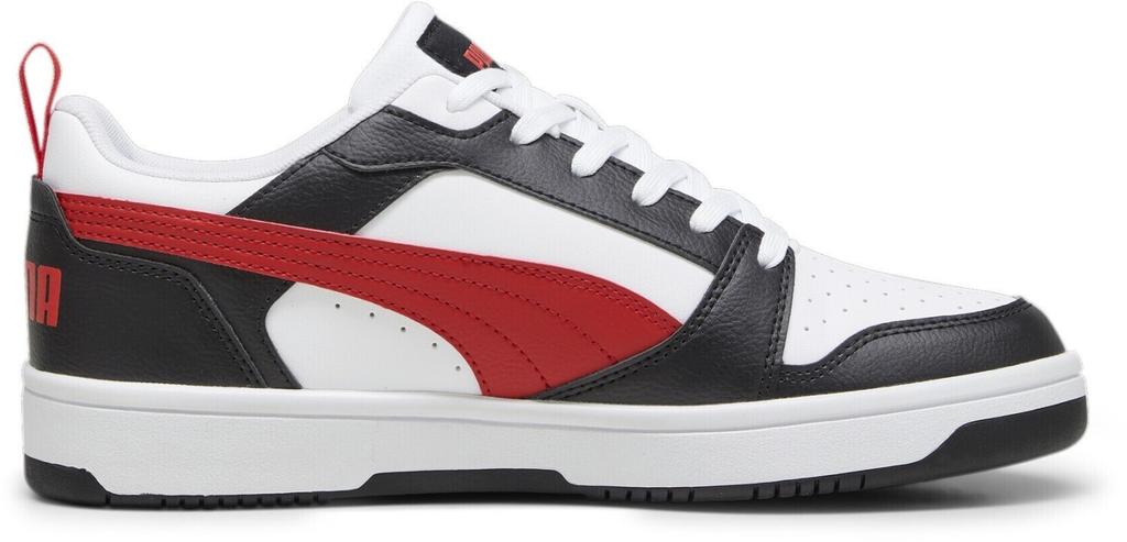 Кроссовки Puma Rebound V6 Low белый/навсегда красный/черный