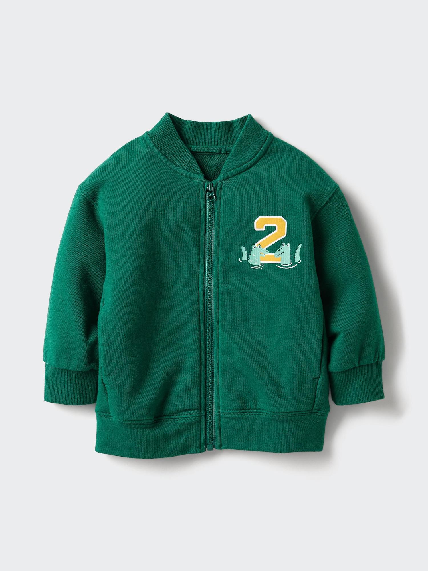 

Uniqlo Япония Ультраэластичный Свитшот на молнии 54 GREEN/80