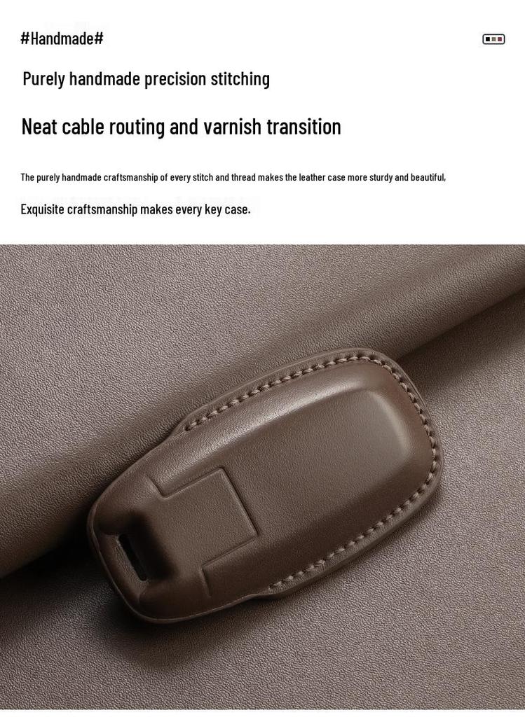 Nissan Altima 23 Model Key Case Suede Leather - Fits 14th Gen Sylphy, Qashqai, X-Trail, Kicks, Murano, Tiida