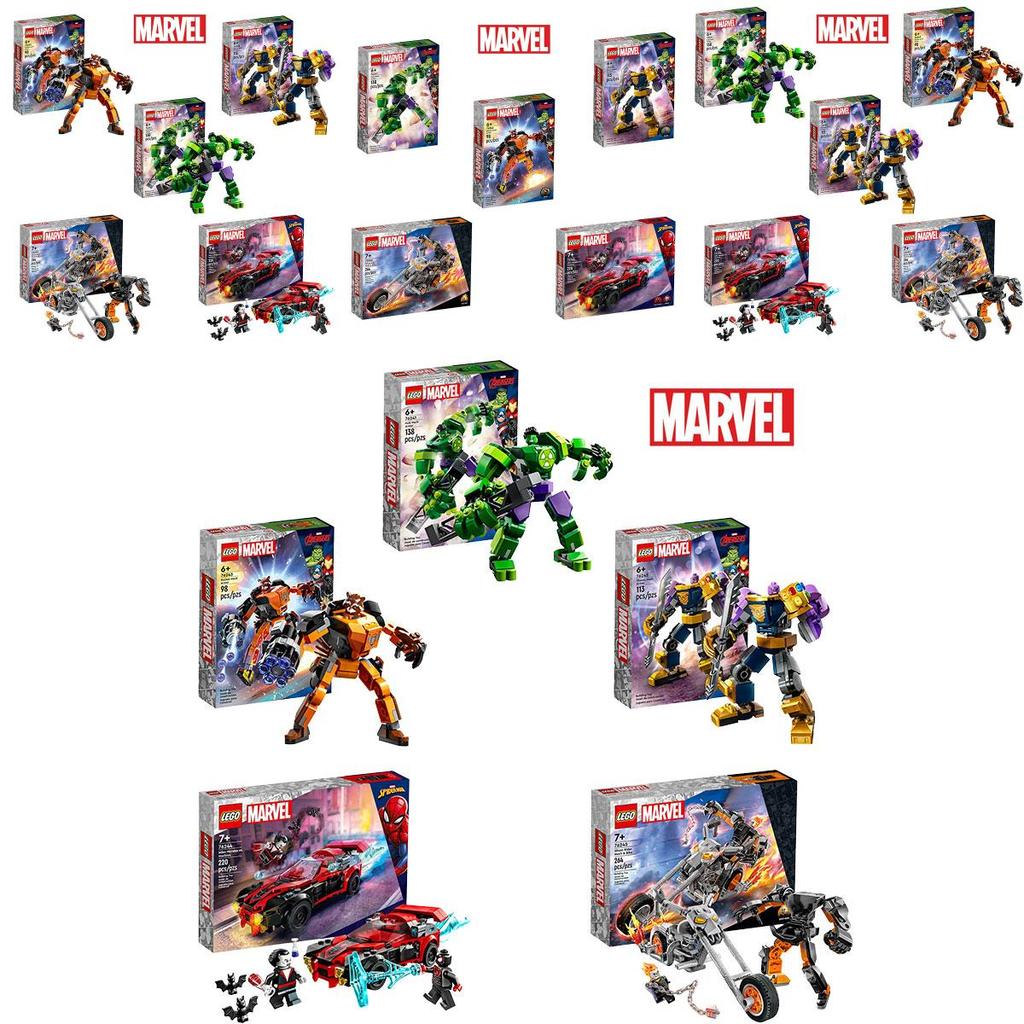 The Avengers Superhero Series Green Giant Invincible Mech Building Blocks Educational Toy For Kids