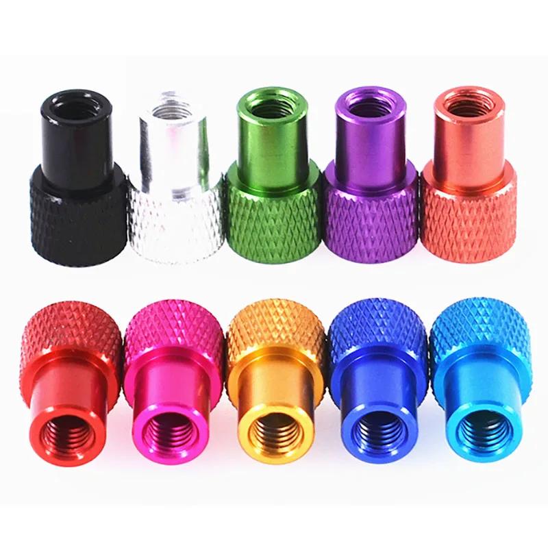 1PCS M3 M4 M5 M6 Aluminum alloy thumb nut Colorful aluminum alloy blind hole Hand tight flange nut Step knurled thumb nut
