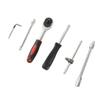 46PCS Vehicle Repair Ratchet Screwdriver Tool Complete Polished   for Motorcycle   Electric Bikes