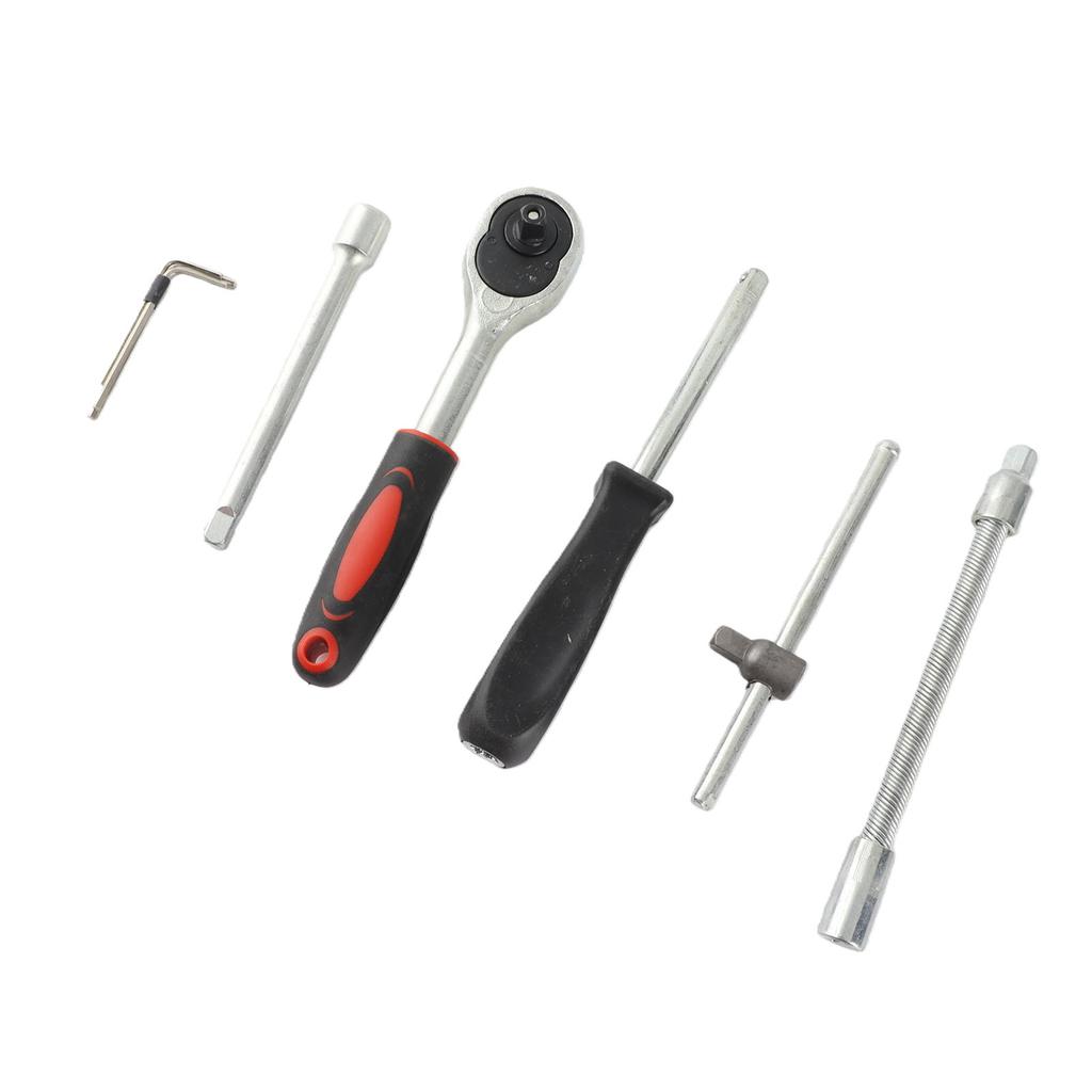 46PCS Vehicle Repair Ratchet Screwdriver Tool Complete Polished   for Motorcycle   Electric Bikes