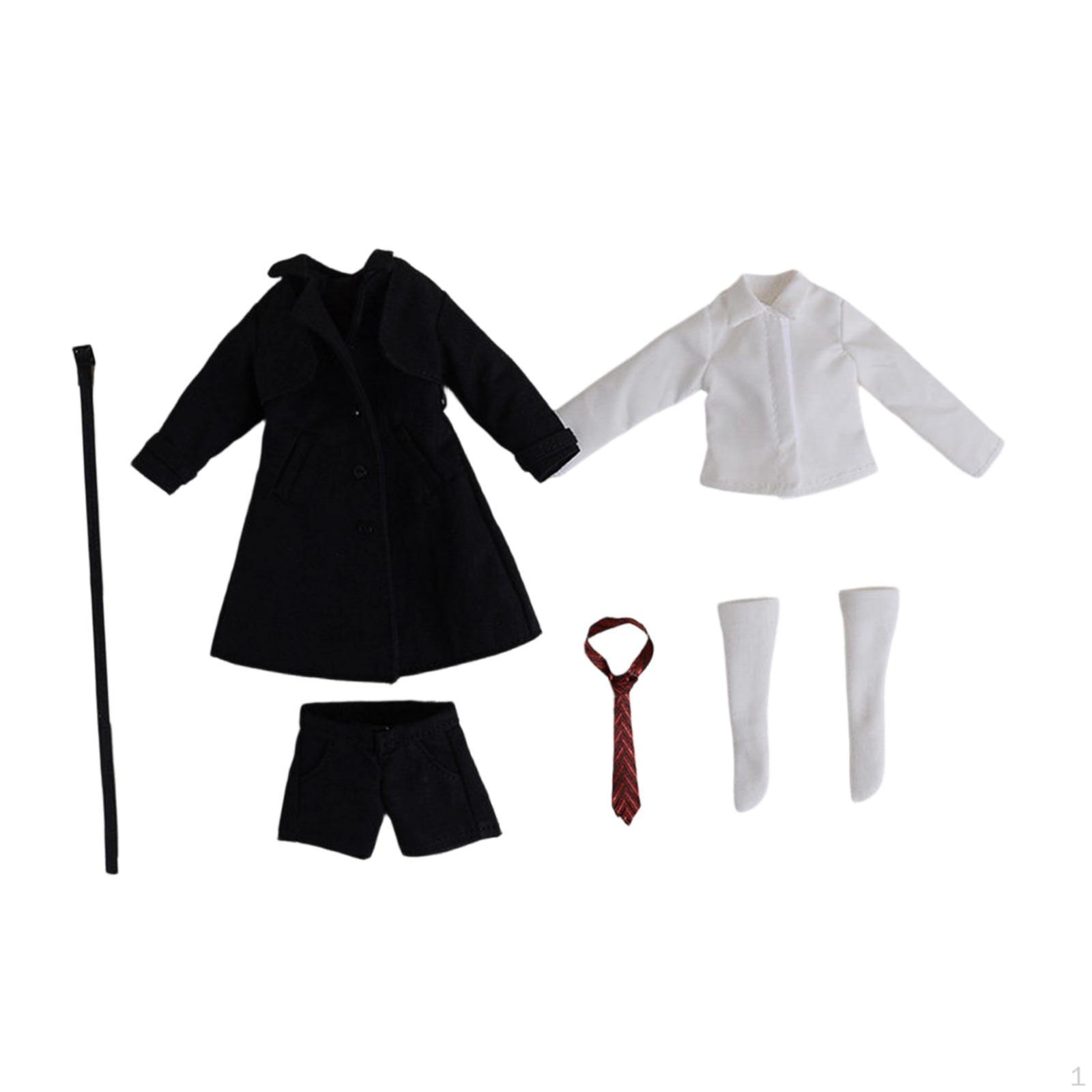 

1/ Figure Set Cute Toy Stylish Unique Cosplay Birthday Compact Gift Versatile Cosume Socks Shorts чорний