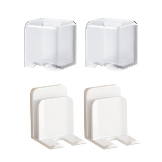Toothbrush Holder Wall Mount Anti-Slip Stand Strong Load Capacity Quick Drainage Storage Organizer for Electric Toothbrushes