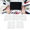 23PCS Set DIY Quilting Template 12cmx12cm Frosted PP Clothing Quilting Cutting Template