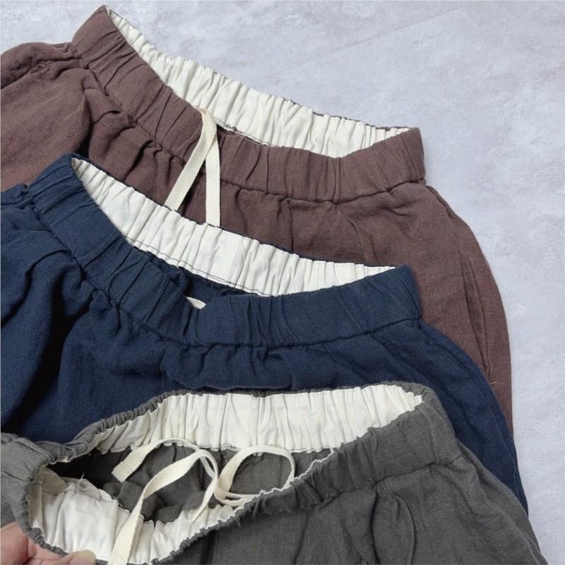 Johnature Japanese Pants Spring Summer Loose Cropped Casual Balloon Straight Thin Women Pants