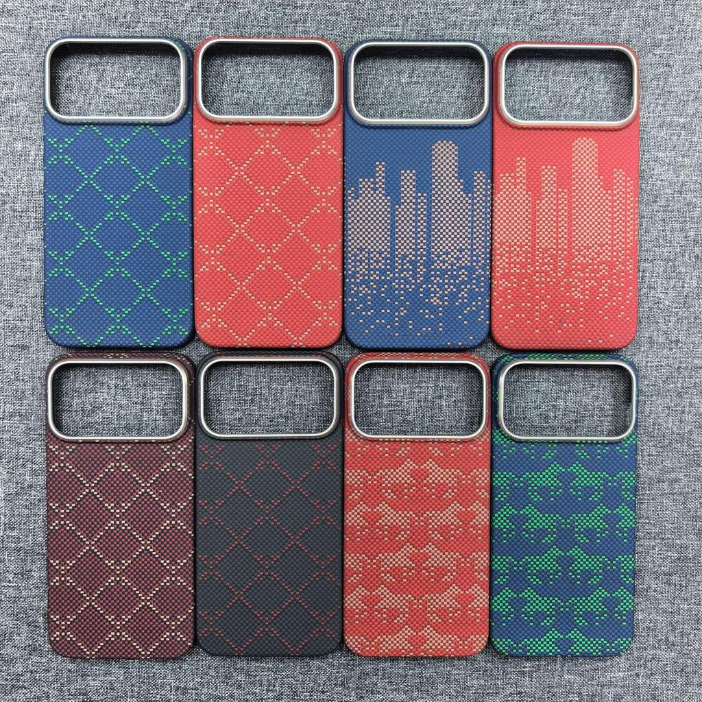 iPhone 17 Pro Max Kevlar Magnetic Case - Carbon Fiber Drop-Proof Cover