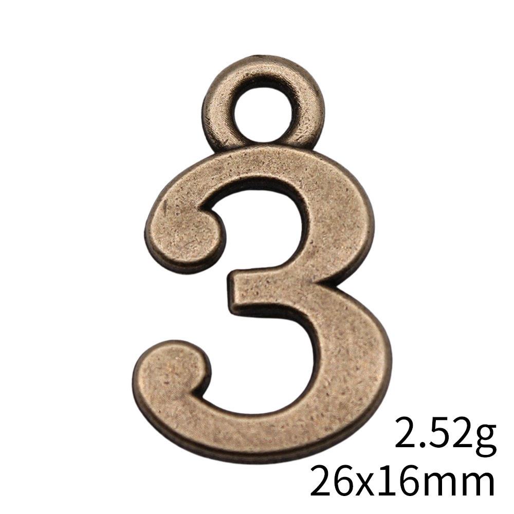 Thanksgiving Day Aesthetic Jewelry Charms Number Tag Charms Pendant Audience Woman Pendant