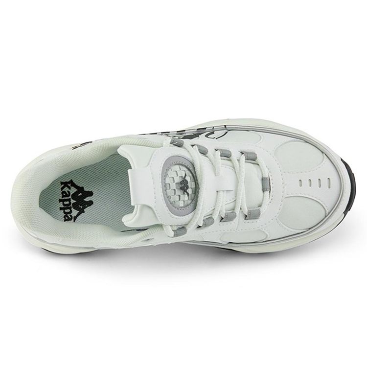 Kappa Fabric Synthetic Leather Thick Sole Sports Casual Shoes Shock Absorbing Non-Slip Wear-Resistant Low Top Lifestyle Unisex sneakers K0BW5MM71D-012