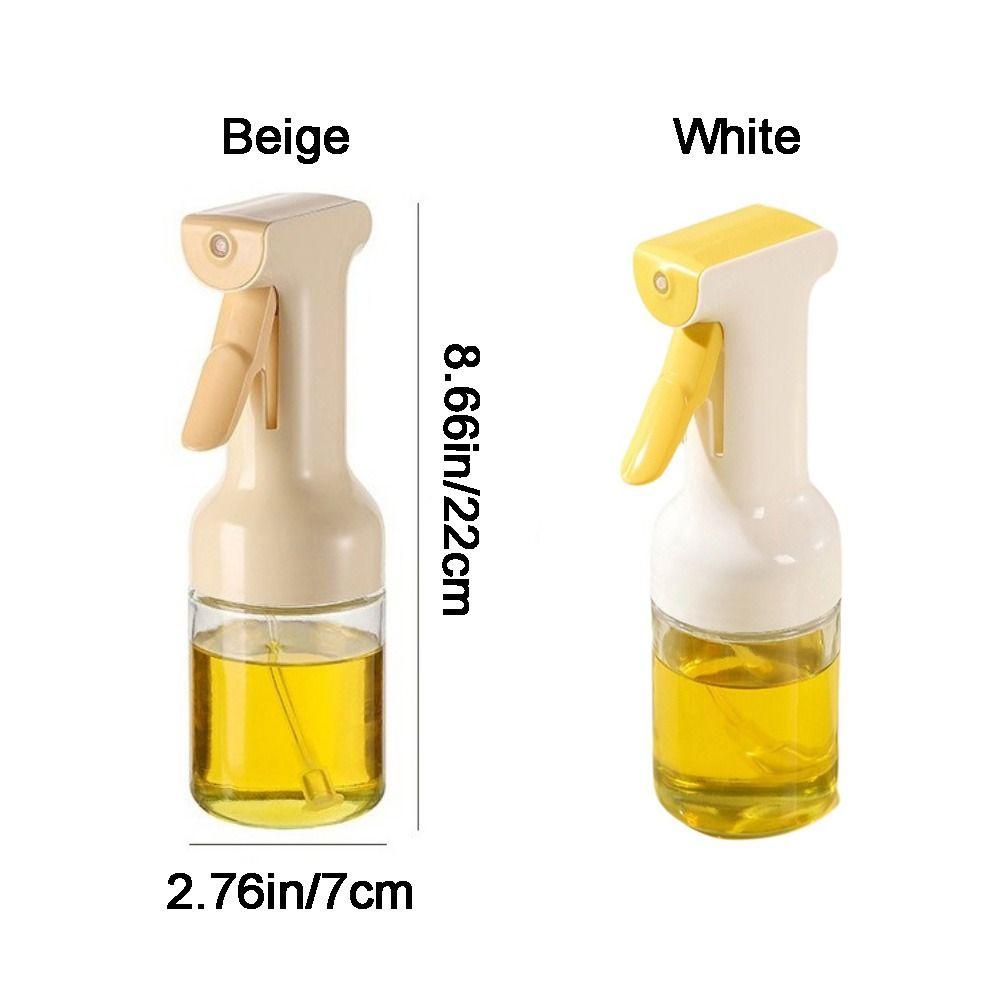 Press Atomized Oil Spray 300ML Oil Dispenser Refillable Olive Oil Sprayer BBQ