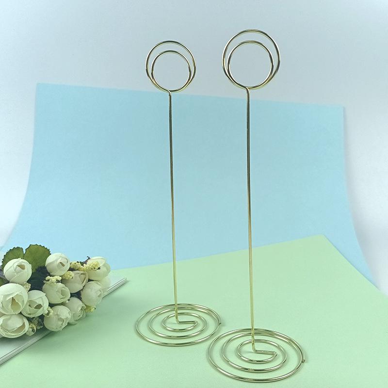 Peacock Metal Memo Clip Holder - Silver/Gold for Photos, Business Cards, or Messages